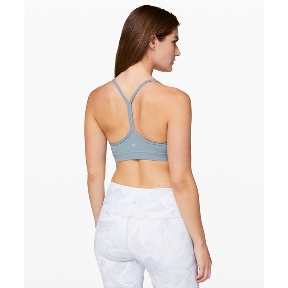 Lululemon | Flow Y Bra Chambray Blue Size 8 - Picture 2 of 8